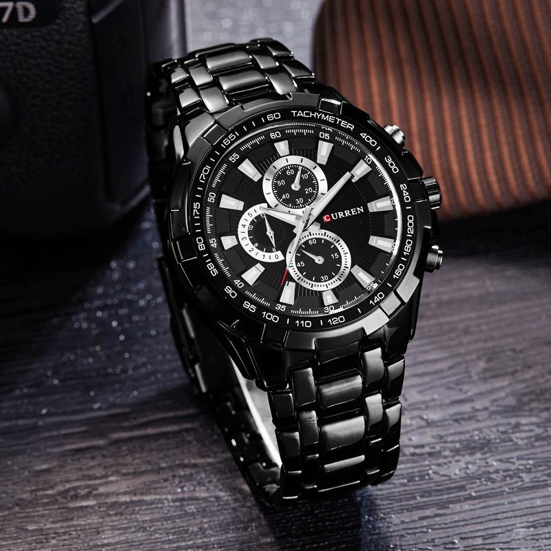 CURREN Watches Men quartz Sports Waterproof Wristwatch