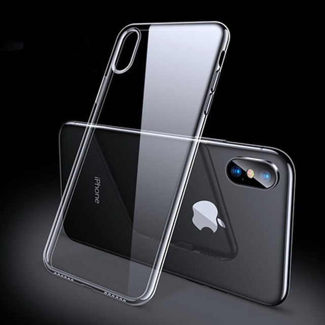 Case For iPhone X XS 8 7 6 s Plus Capinhas Ultra Thin Slim Soft TPU Silicone Cover Case For iPhone XR 8 Coque Fundas Capa