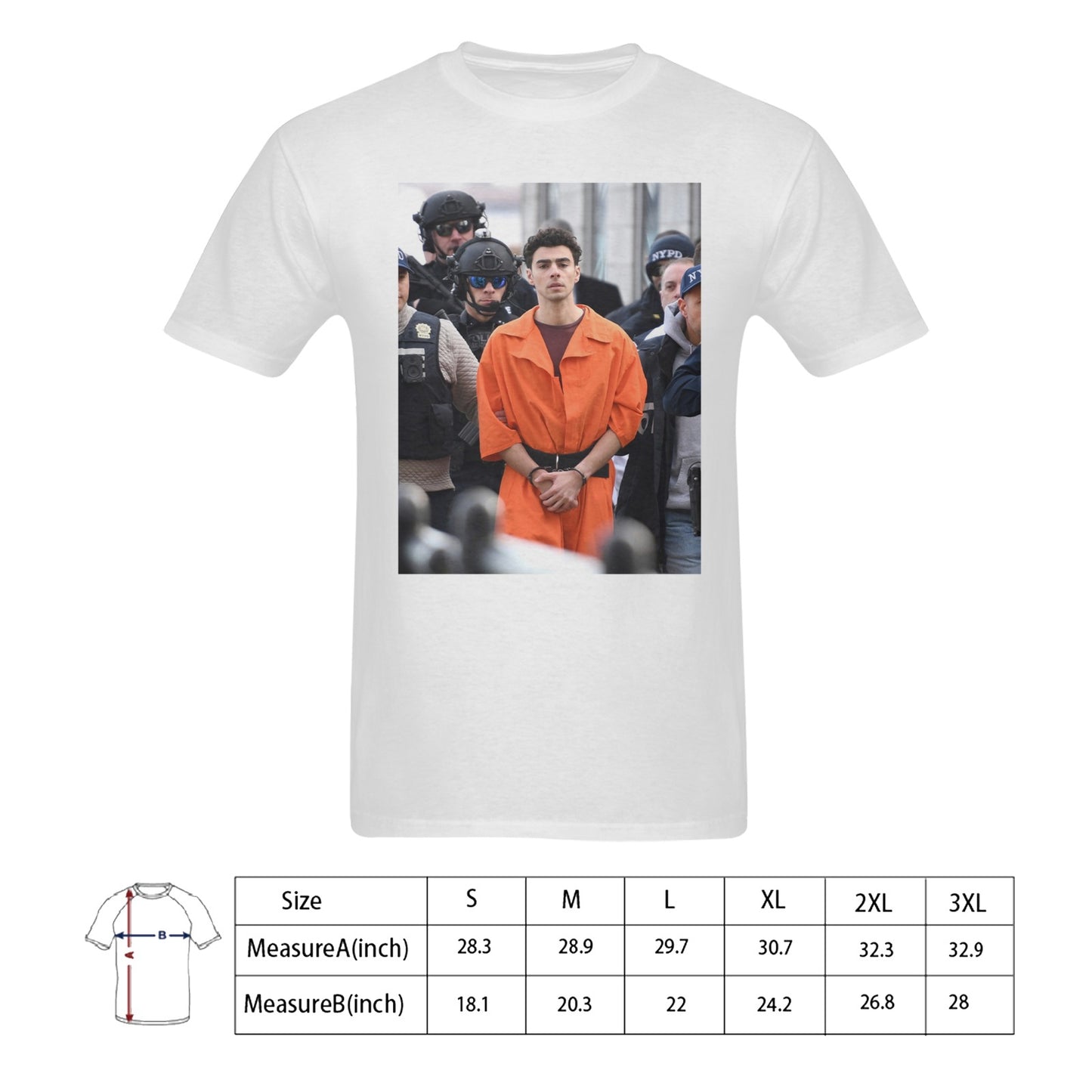 Men's Gildan T-Shirt 100% Cotton