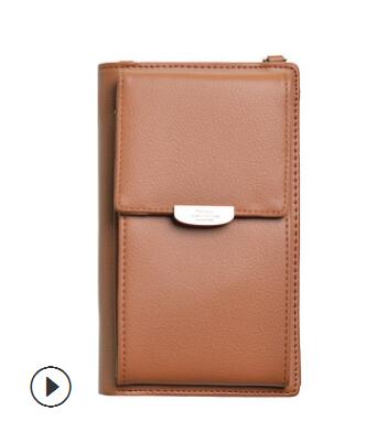 Women's Casual Wallet Brand Cell Phone Wallet Big Card Holders Wallet Handbag Purse Clutch Messenger Shoulder Straps Bag