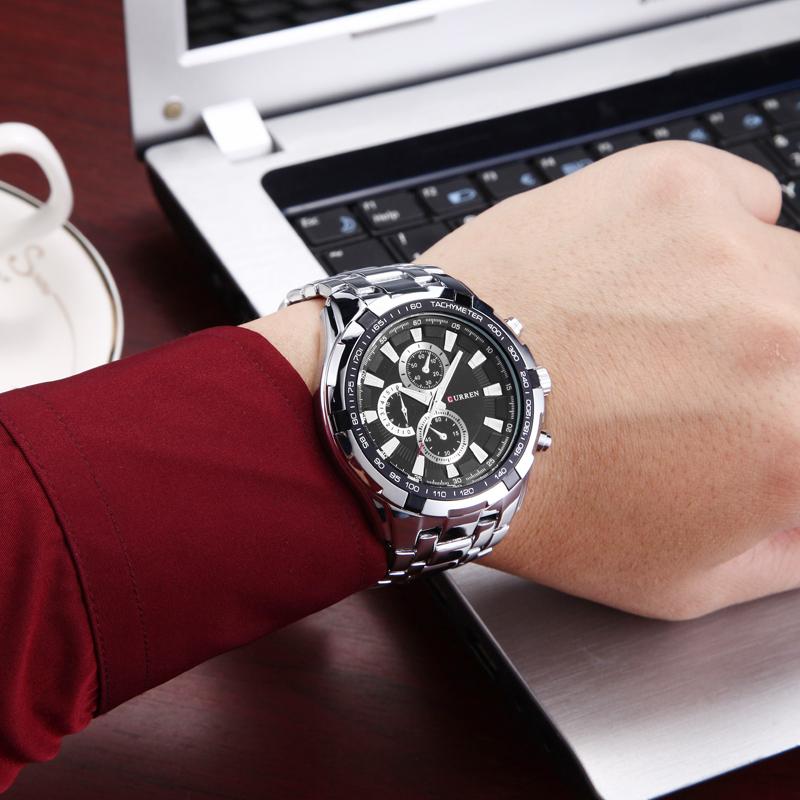 CURREN Watches Men quartz Sports Waterproof Wristwatch