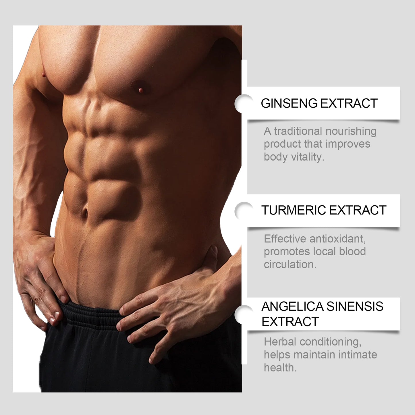 North Moon Massage Gel For Men Herbal Moisturizing Body Repair Massage Gel For Men