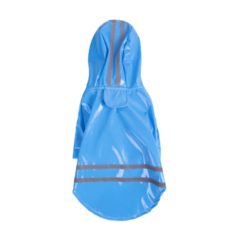 Summer Outdoor Puppy Pet Rain Coat Hoody Waterproof Jackets PU Raincoat for Dogs Cats Apparel Clothes