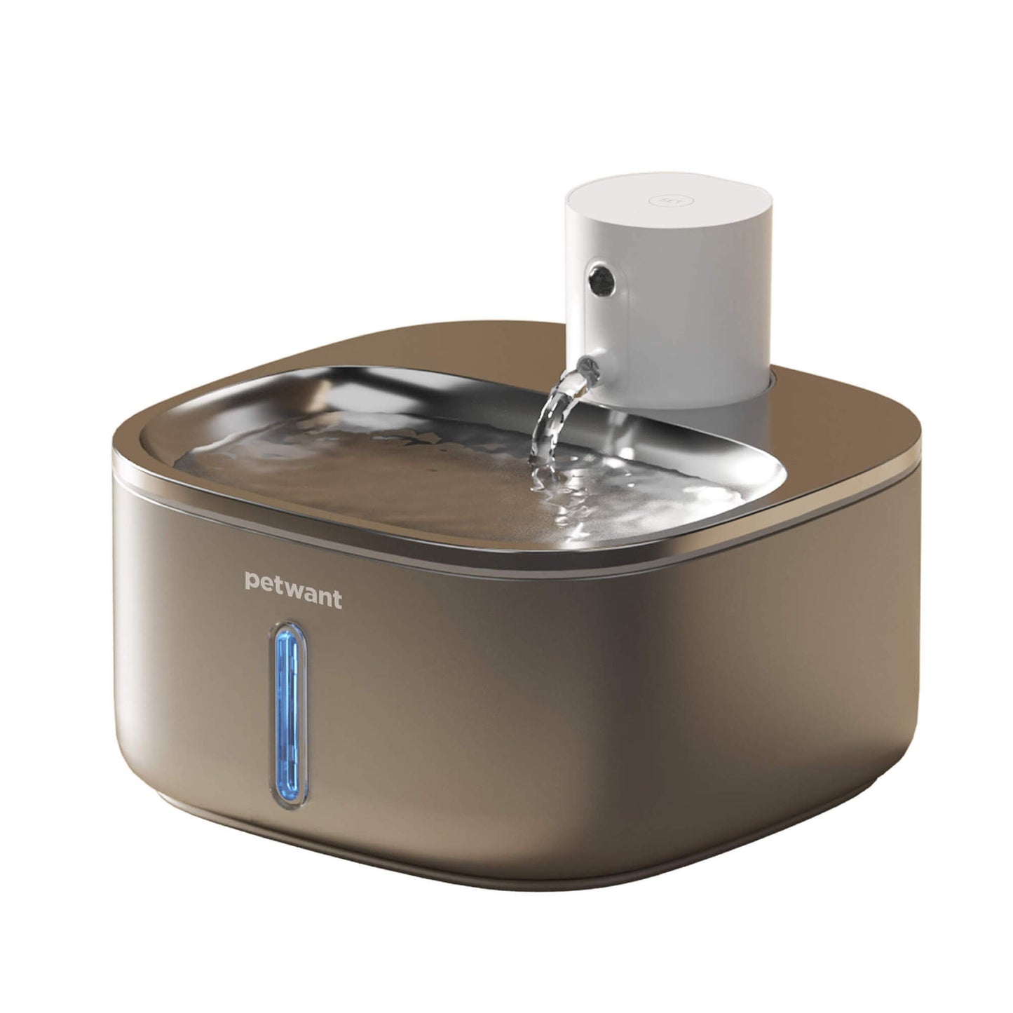 3.2L stainless steel wireless pet water dispenser ultra endurance infrared sensing water feeding