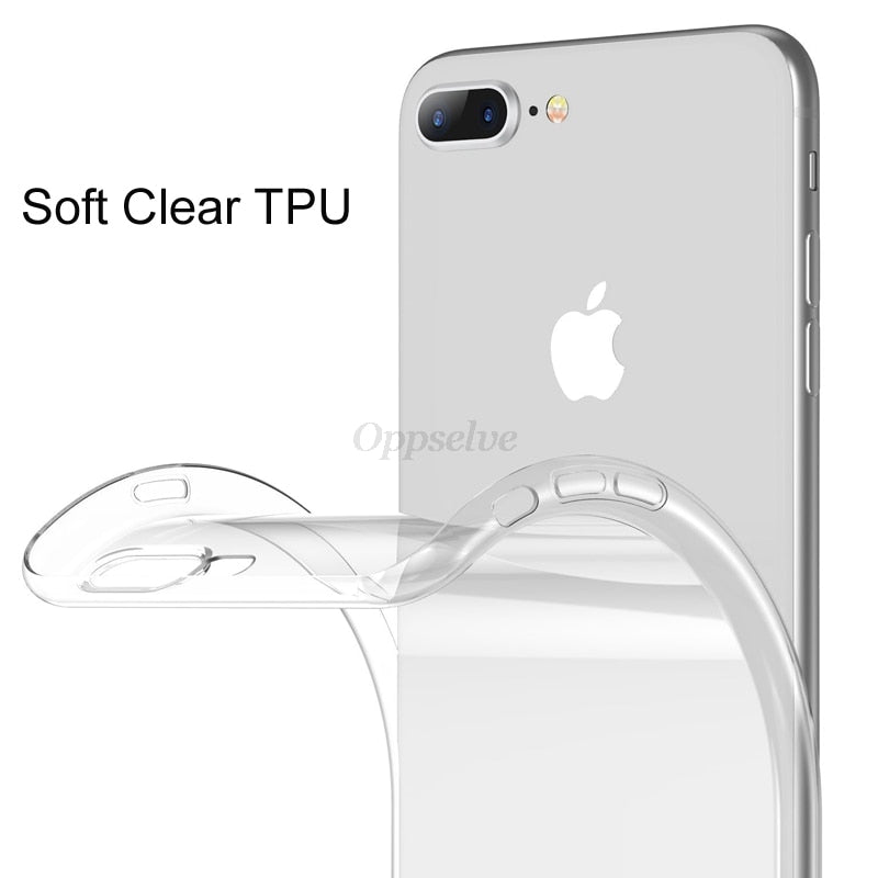 Case For iPhone X XS 8 7 6 s Plus Capinhas Ultra Thin Slim Soft TPU Silicone Cover Case For iPhone XR 8 Coque Fundas Capa