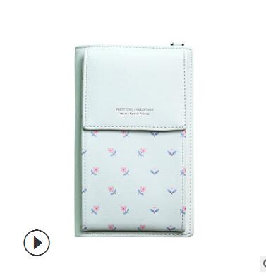 Women's Casual Wallet Brand Cell Phone Wallet Big Card Holders Wallet Handbag Purse Clutch Messenger Shoulder Straps Bag