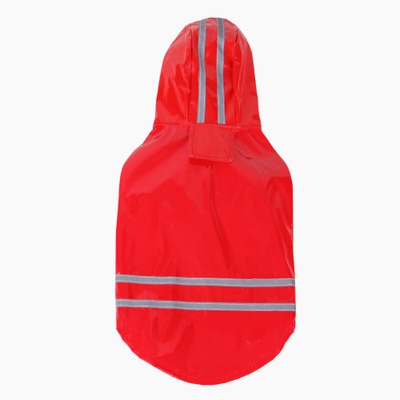 Summer Outdoor Puppy Pet Rain Coat Hoody Waterproof Jackets PU Raincoat for Dogs Cats Apparel Clothes
