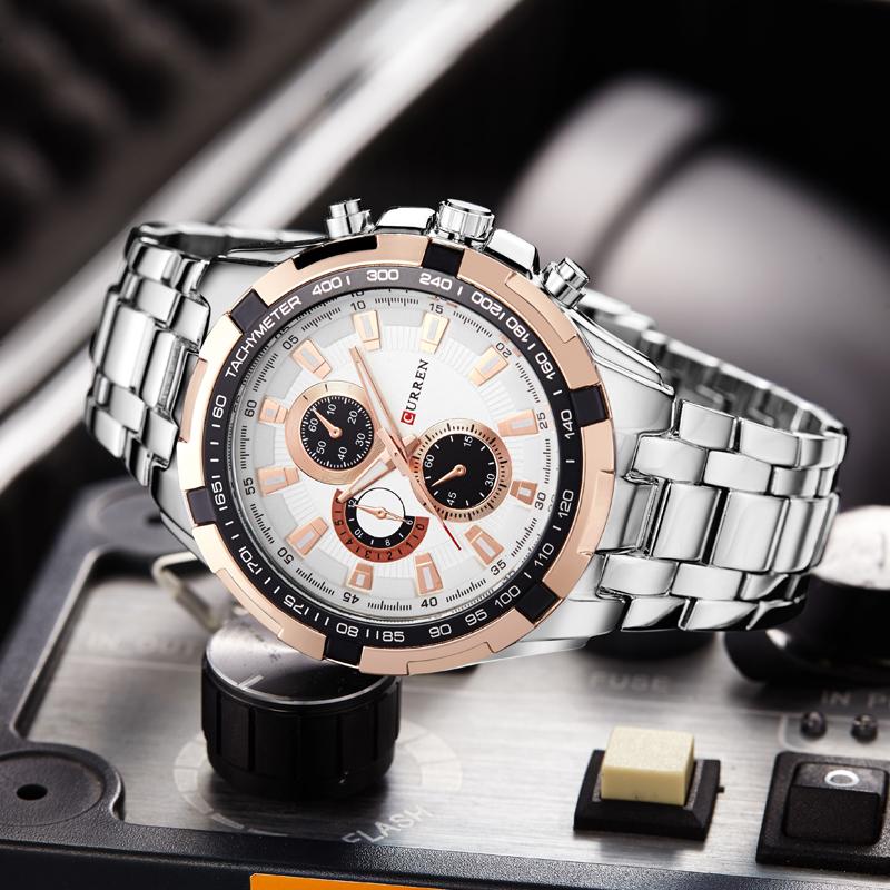 CURREN Watches Men quartz Sports Waterproof Wristwatch
