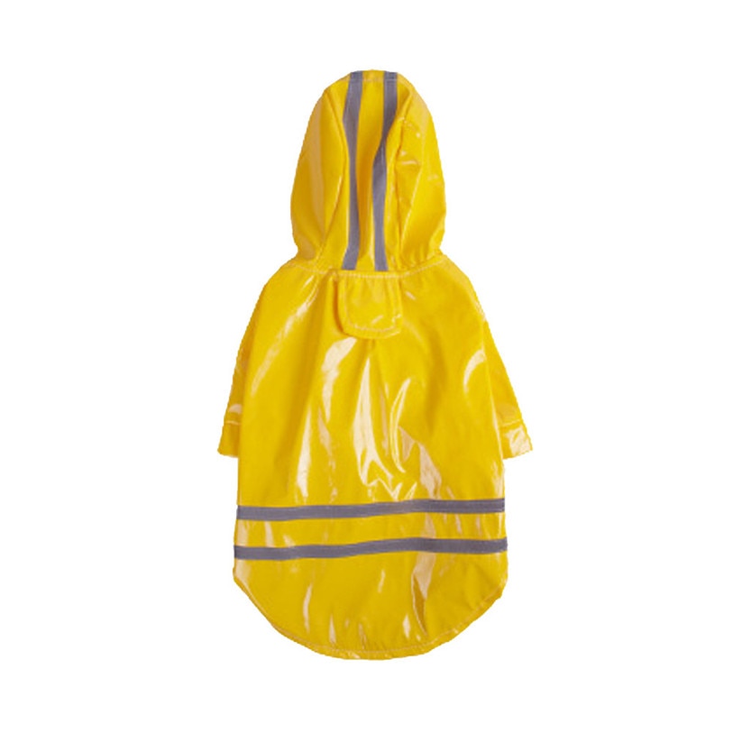 Summer Outdoor Puppy Pet Rain Coat Hoody Waterproof Jackets PU Raincoat for Dogs Cats Apparel Clothes