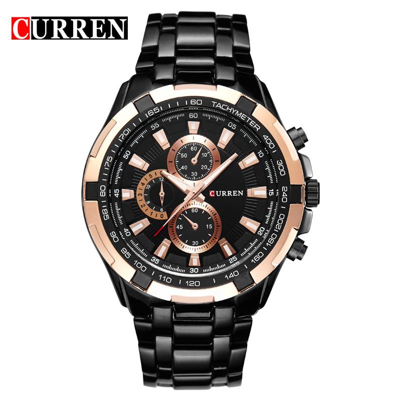 CURREN Watches Men quartz Sports Waterproof Wristwatch