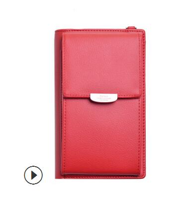 Women's Casual Wallet Brand Cell Phone Wallet Big Card Holders Wallet Handbag Purse Clutch Messenger Shoulder Straps Bag