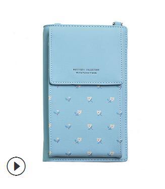 Women's Casual Wallet Brand Cell Phone Wallet Big Card Holders Wallet Handbag Purse Clutch Messenger Shoulder Straps Bag