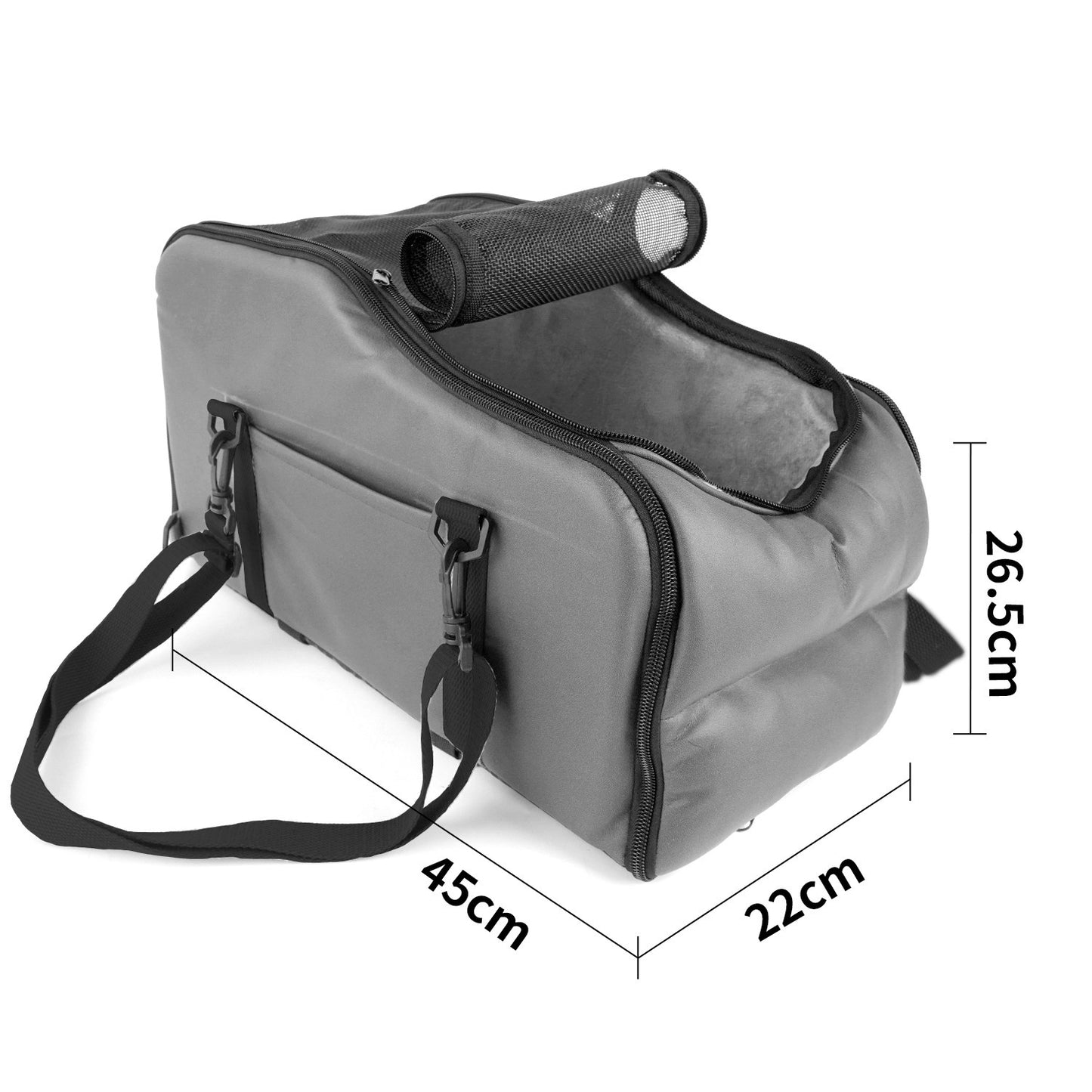 Portable pet bed for outings car travel safety seat for small dogs