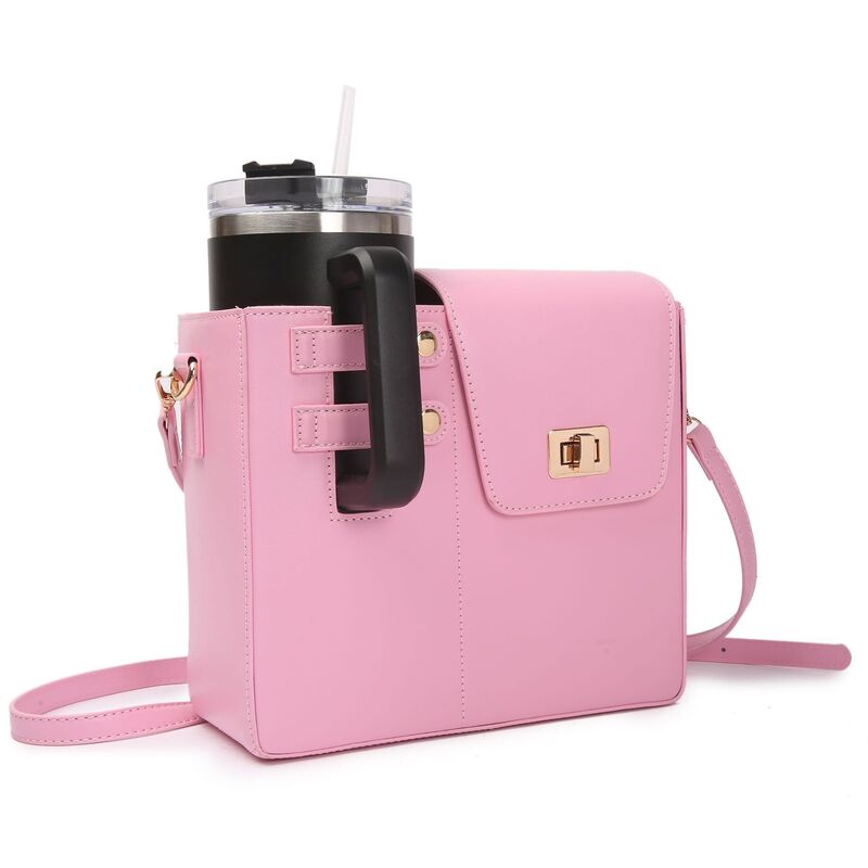 Outdoor Purse Cup Holder Bag for Stanley,Crossbody Water Bottle Bag-for Most Water Bottles
