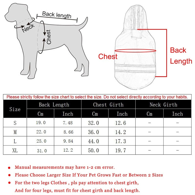 Summer Outdoor Puppy Pet Rain Coat Hoody Waterproof Jackets PU Raincoat for Dogs Cats Apparel Clothes