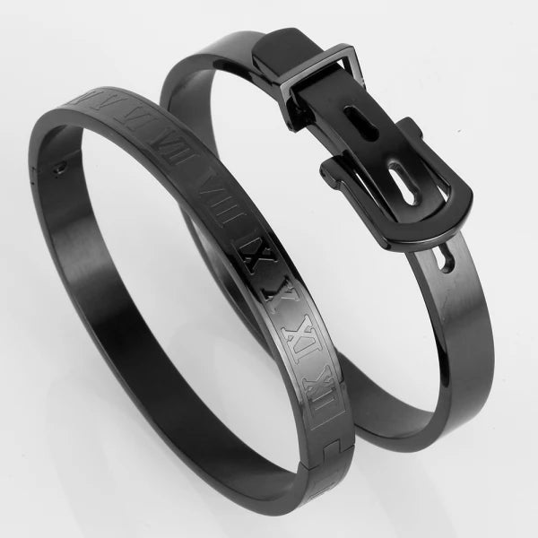 Stainless steel Bangle Bracelets Men's Fashion Titanium Steel