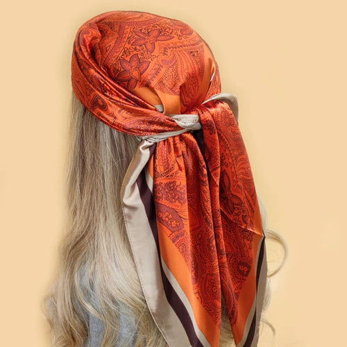 Beach head scarf perfect for any outdoor scene and can be worn in any season