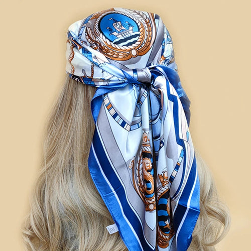 Beach head scarf perfect for any outdoor scene and can be worn in any season