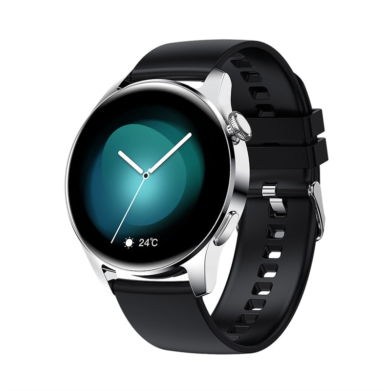 Men's Waterproof Sport Fitness Tracker Weather Display Bluetooth Call Smartwatch For Android IOS