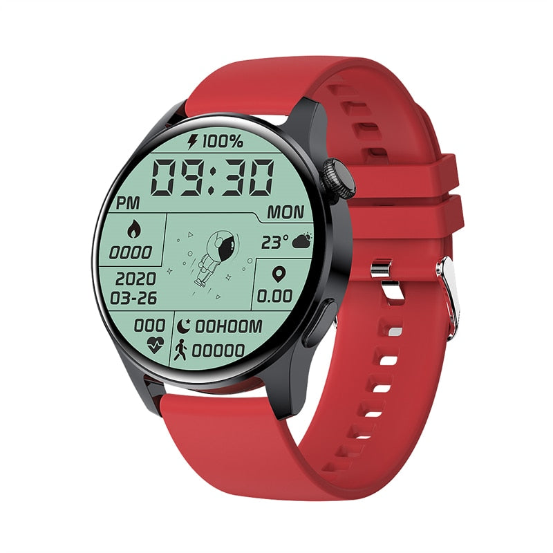 Men's Waterproof Sport Fitness Tracker Weather Display Bluetooth Call Smartwatch For Android IOS