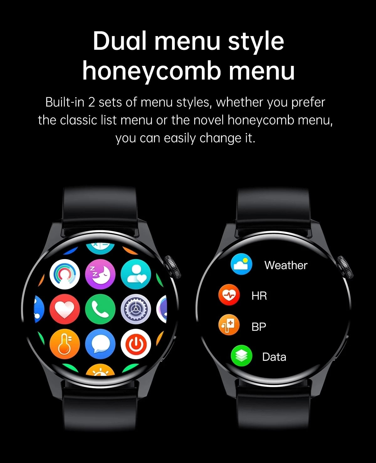 Men's Waterproof Sport Fitness Tracker Weather Display Bluetooth Call Smartwatch For Android IOS