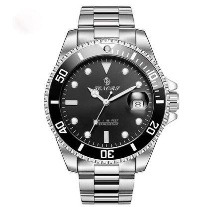 Brand Luxury Men Watches Automatic Black Watch Men Stainless Steel Waterproof Business Sport Mechanical Wristwatch Sub Mariner