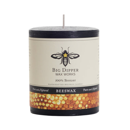 Big Dipper Wax Works Pure Beeswax Pillars