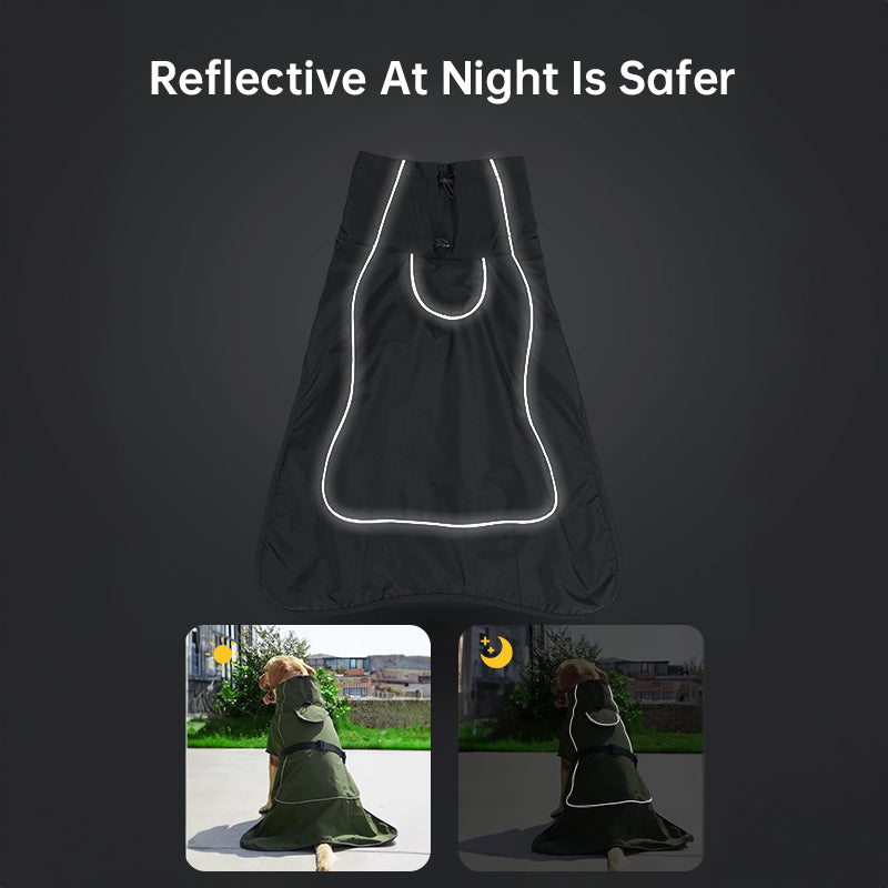 Waterproof Dog Jacket with Fleece Lining for Cold & Outdoor
