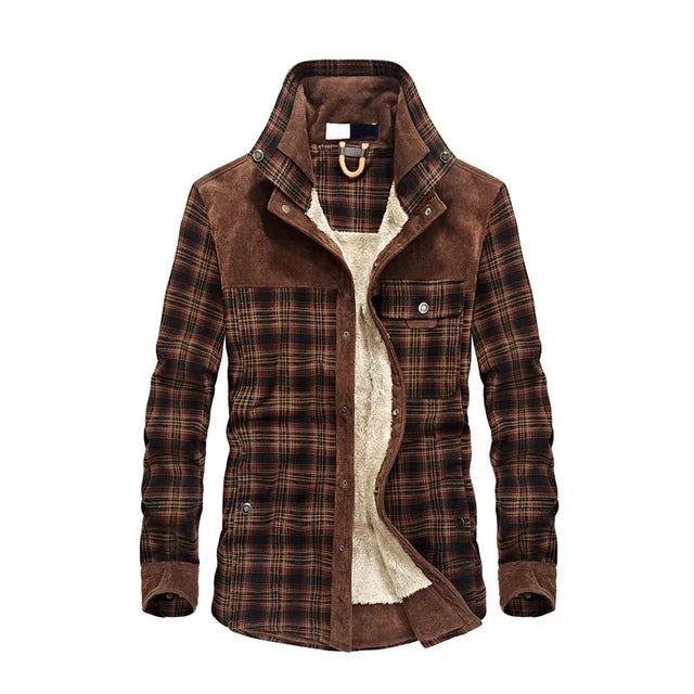 Men's Cotton Liner Casual Shirts Outerwear