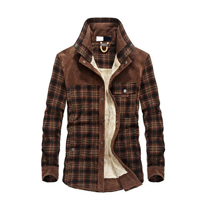 Men's Cotton Liner Casual Shirts Outerwear