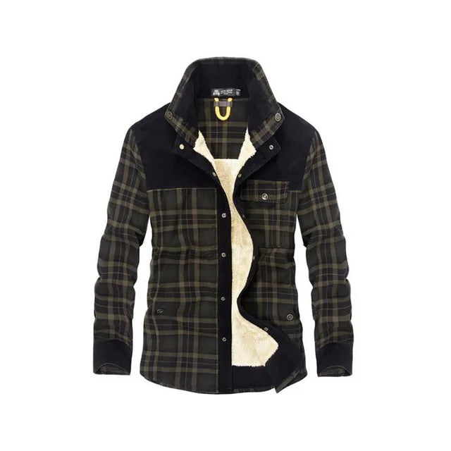 Men's Cotton Liner Casual Shirts Outerwear