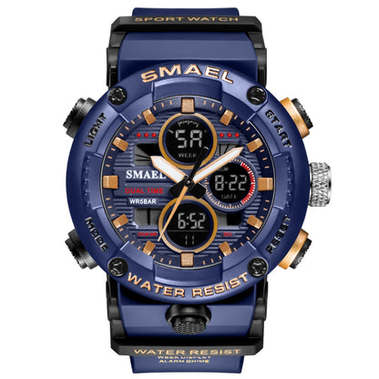 SMAEL 8038 Sport Watch Men Waterproof LED Digital Watches Stopwatch