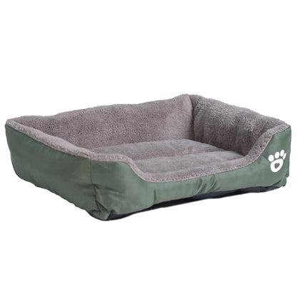 Pet Sofa Waterproof Bottom Soft Fleece Dog Bed