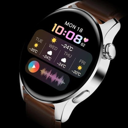 Men's Waterproof Sport Fitness Tracker Weather Display Bluetooth Call Smartwatch For Android IOS