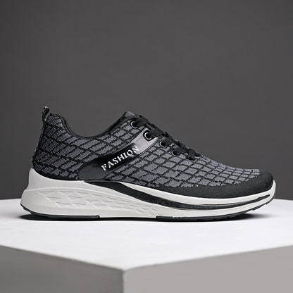 Spring And Autumn New Casual Shoes Mesh Breathable Running Shoes Fashion Sports Shoes Men