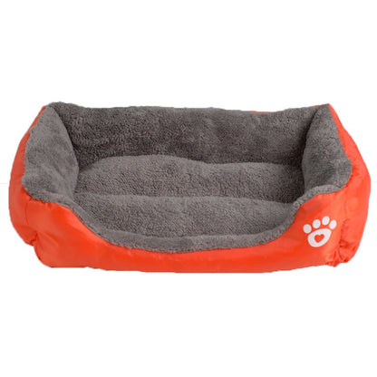Pet Sofa Waterproof Bottom Soft Fleece Dog Bed