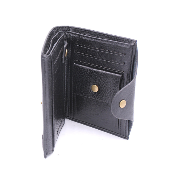 Guaranteed Genuine Leather Brand Men Wallets Design Short Small Wallets