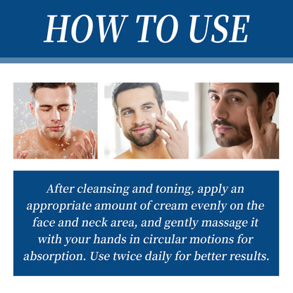 East Moon Collagen Wrinkle Remover Cream for Men, Anti Aging Fade Fine Lines Tightening Hydrating Cream