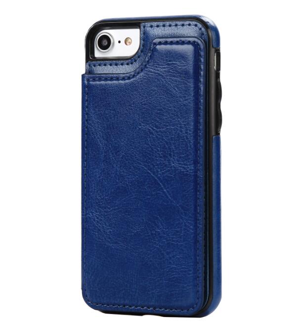 Retro PU Leather Case For iPhone Multi Card Holders Phone Case