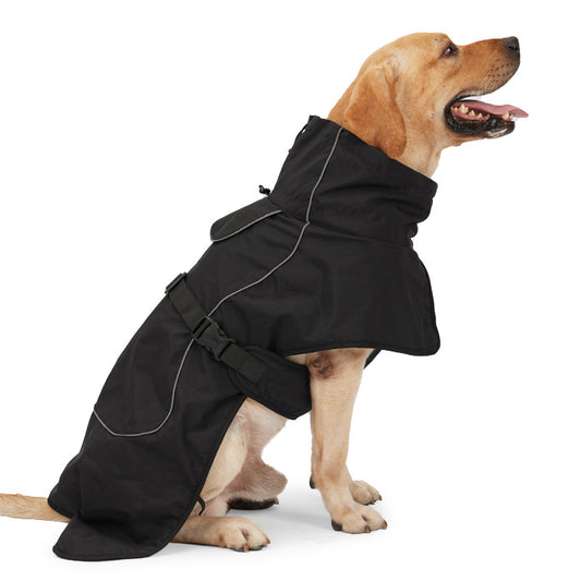 Waterproof Dog Jacket with Fleece Lining for Cold & Outdoor