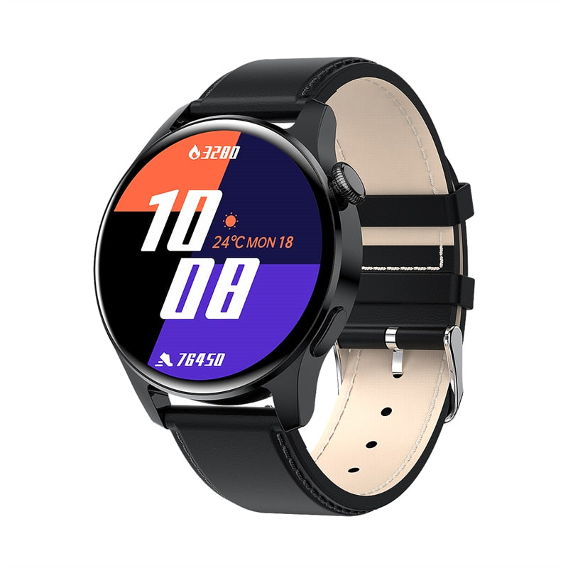 Men's Waterproof Sport Fitness Tracker Weather Display Bluetooth Call Smartwatch For Android IOS