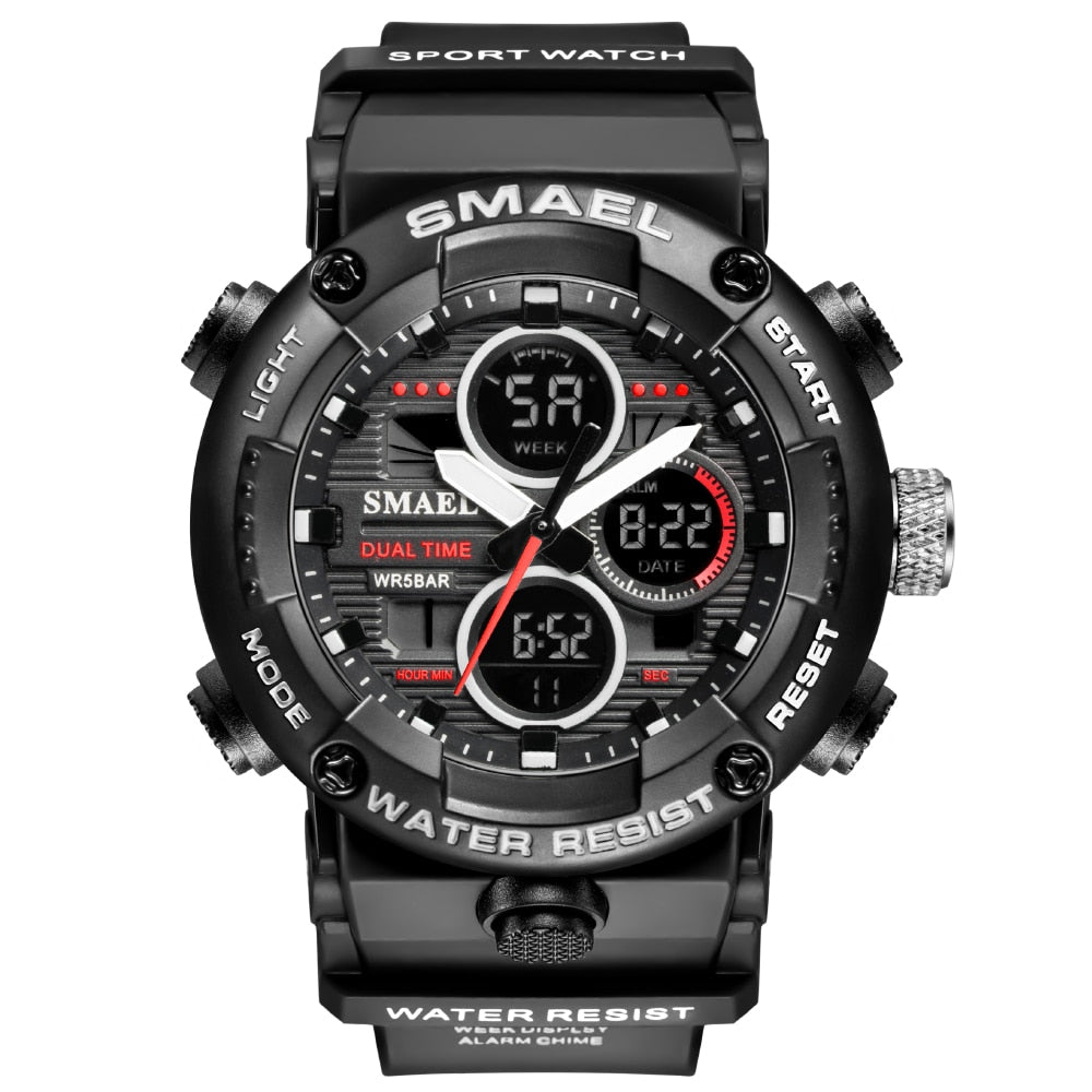 SMAEL 8038 Sport Watch Men Waterproof LED Digital Watches Stopwatch