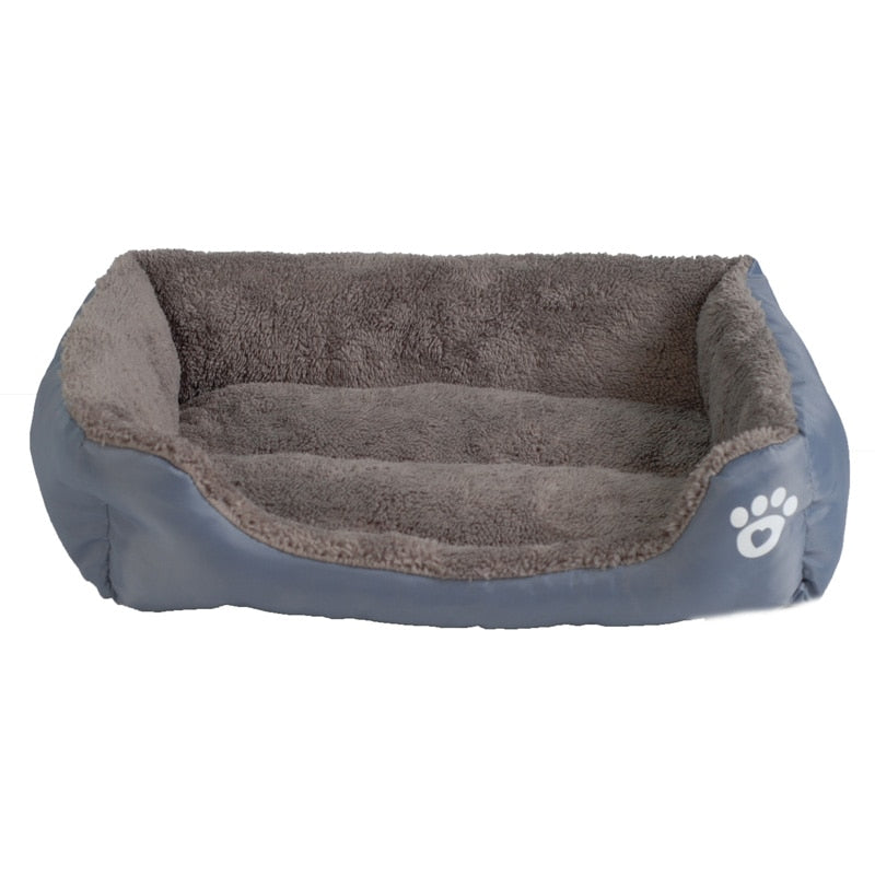 Pet Sofa Waterproof Bottom Soft Fleece Dog Bed