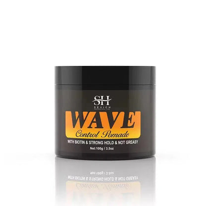 Wave Hair Gel 360 Deep Waves Control Pomade Wavy Hair Oil With Brush Sport Strong Hold Wavy Frizz Control Gel For Black Men