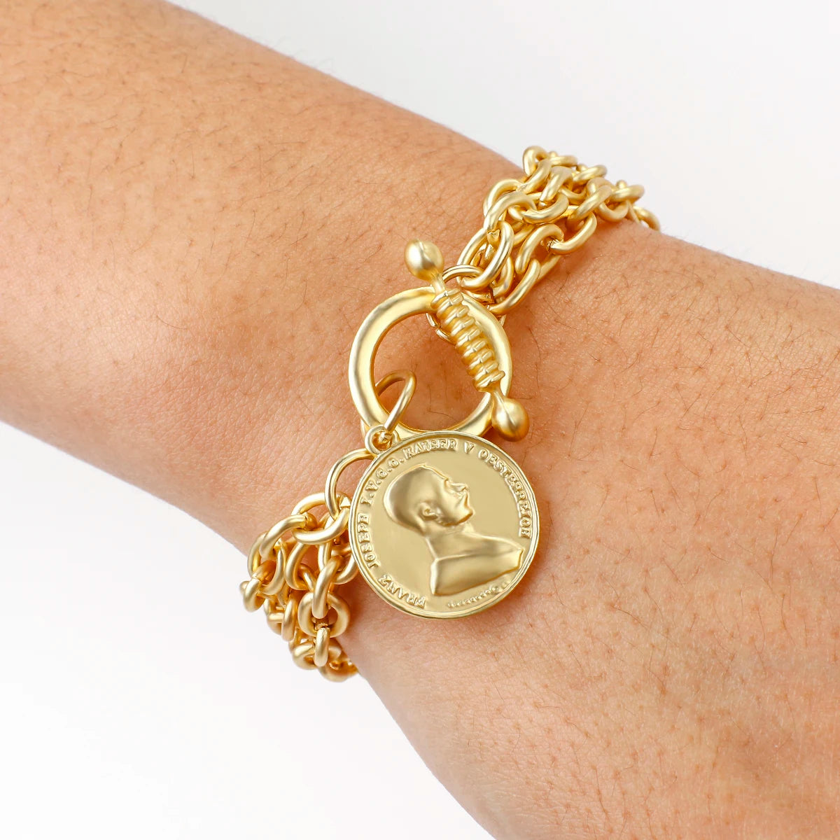 Charm Chain Stainless Steel Alloy Bracelets