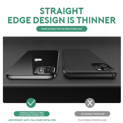 New Square Plating Soft Case For iPhone 11 Pro 11Pro Max Transparent Clear Phone Case Cover