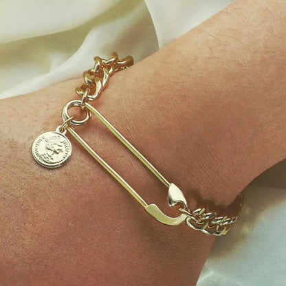 Charm Chain Stainless Steel Alloy Bracelets