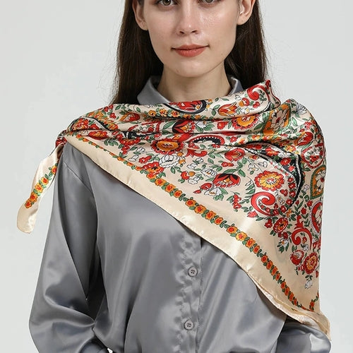 Beach head scarf perfect for any outdoor scene and can be worn in any season