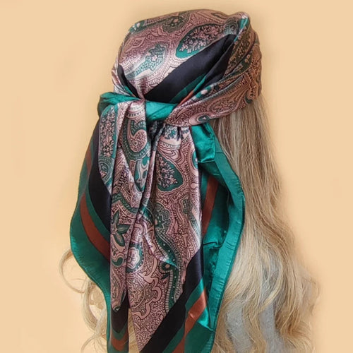 Beach head scarf perfect for any outdoor scene and can be worn in any season