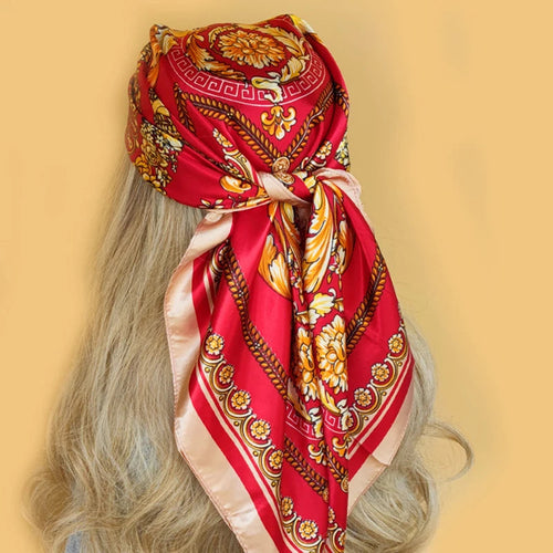Beach head scarf perfect for any outdoor scene and can be worn in any season